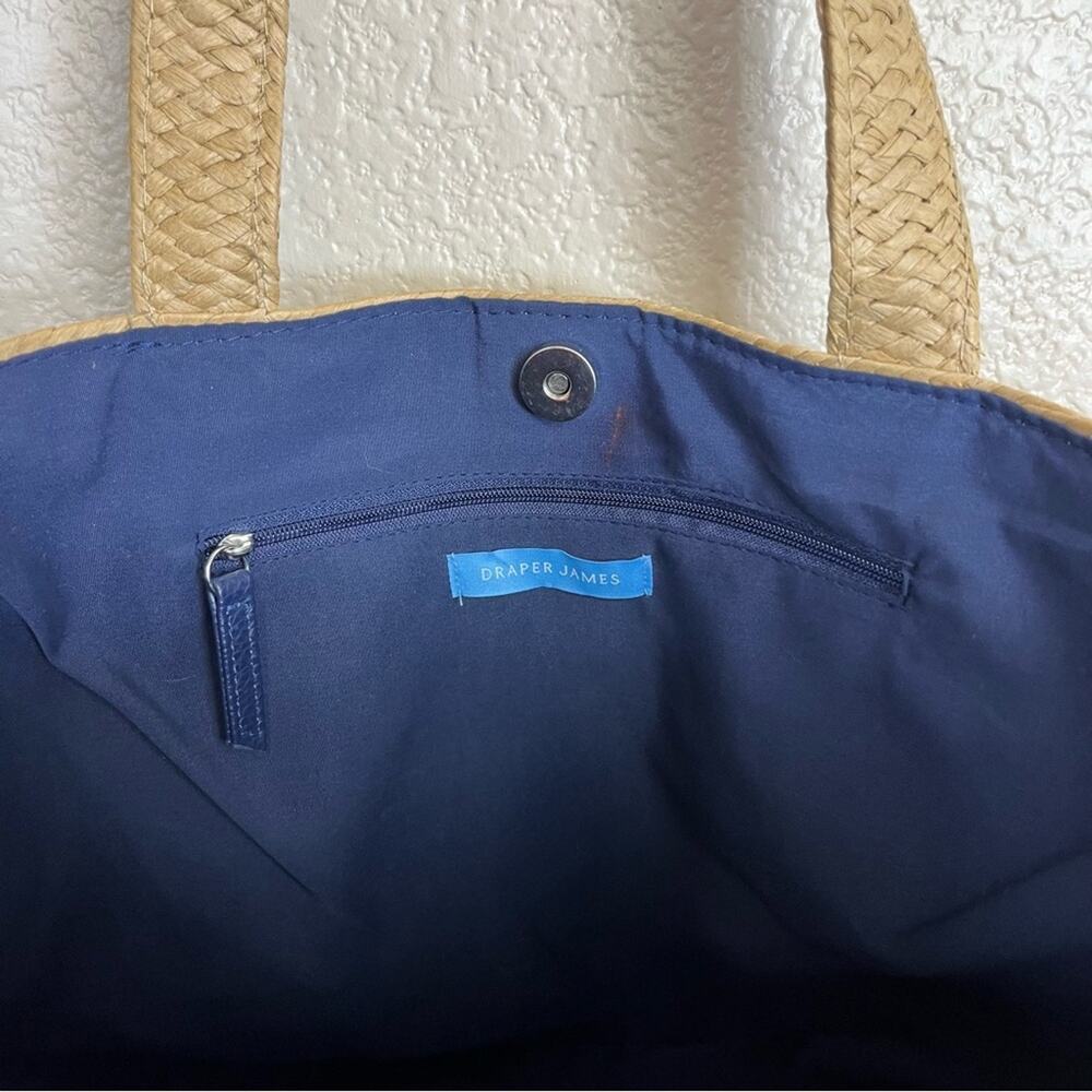 From Draper James •Straw Bag with Floral Scarf - Picture 7 of 10
